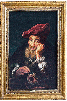 The old German man in the red hat ijadi